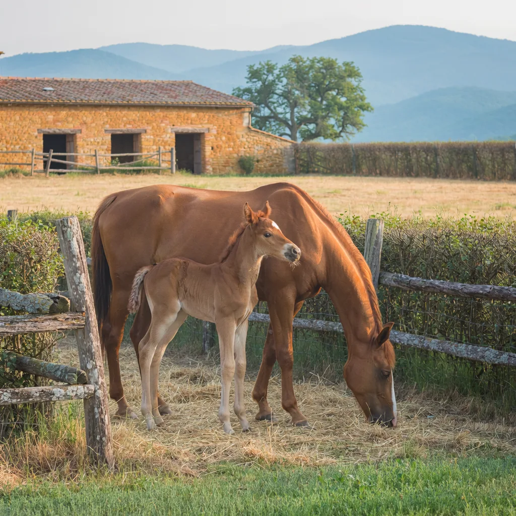 Élevage de chevaux, Écuries de la Croix d'Or, Pierrelatte